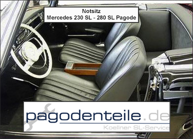 Notsitz Mercedes 230 SL - 280 SL Pagode